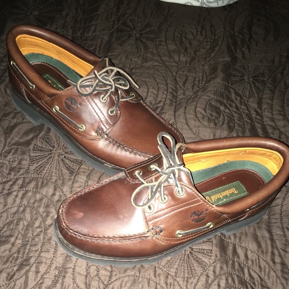 Timberland 3 eye boat shoes